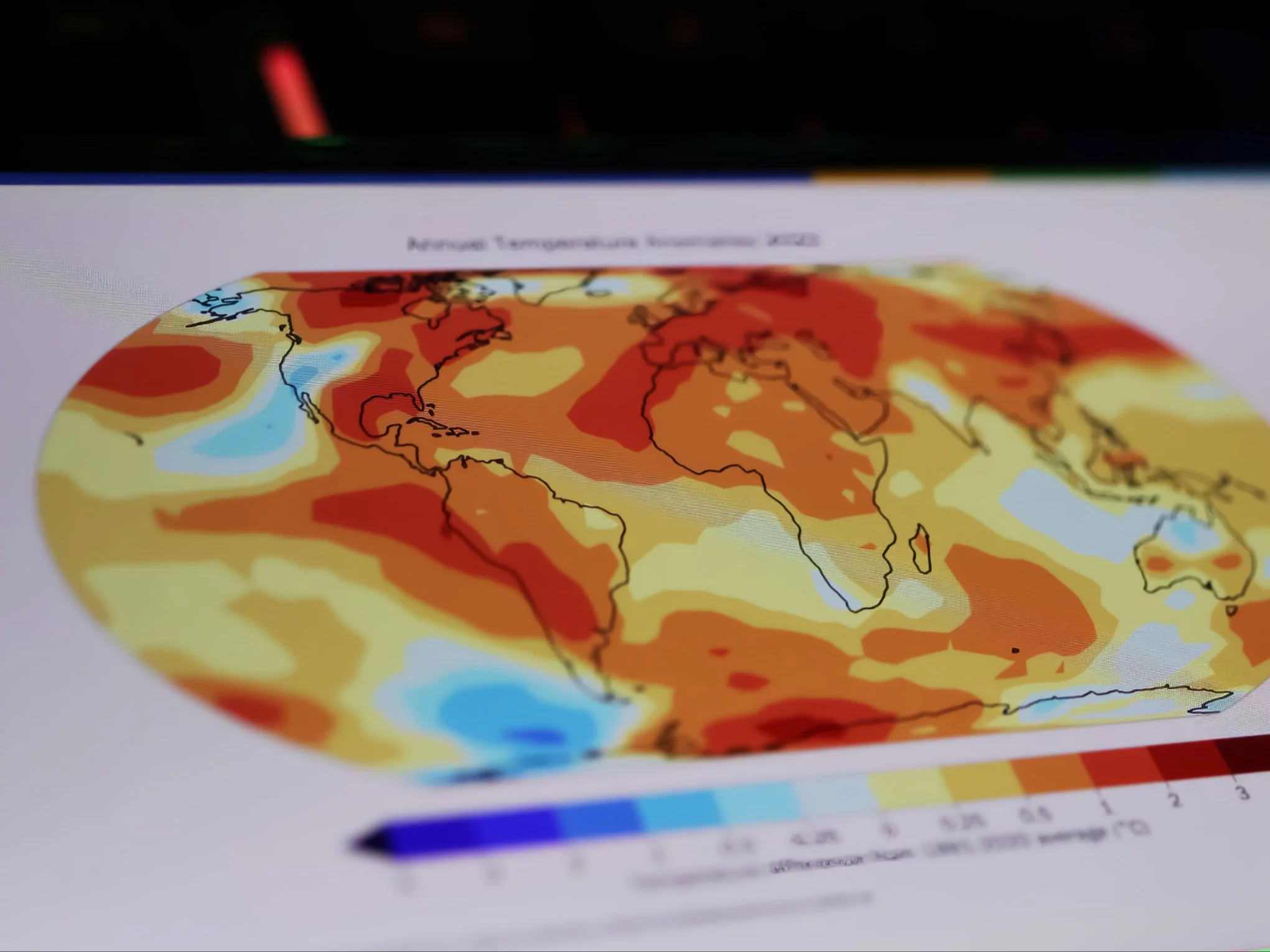 Mapa / globalne ocieplenie