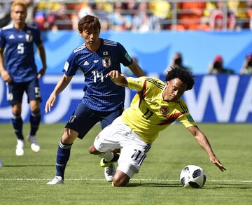 Takashi Inui i Juan Cuadrado