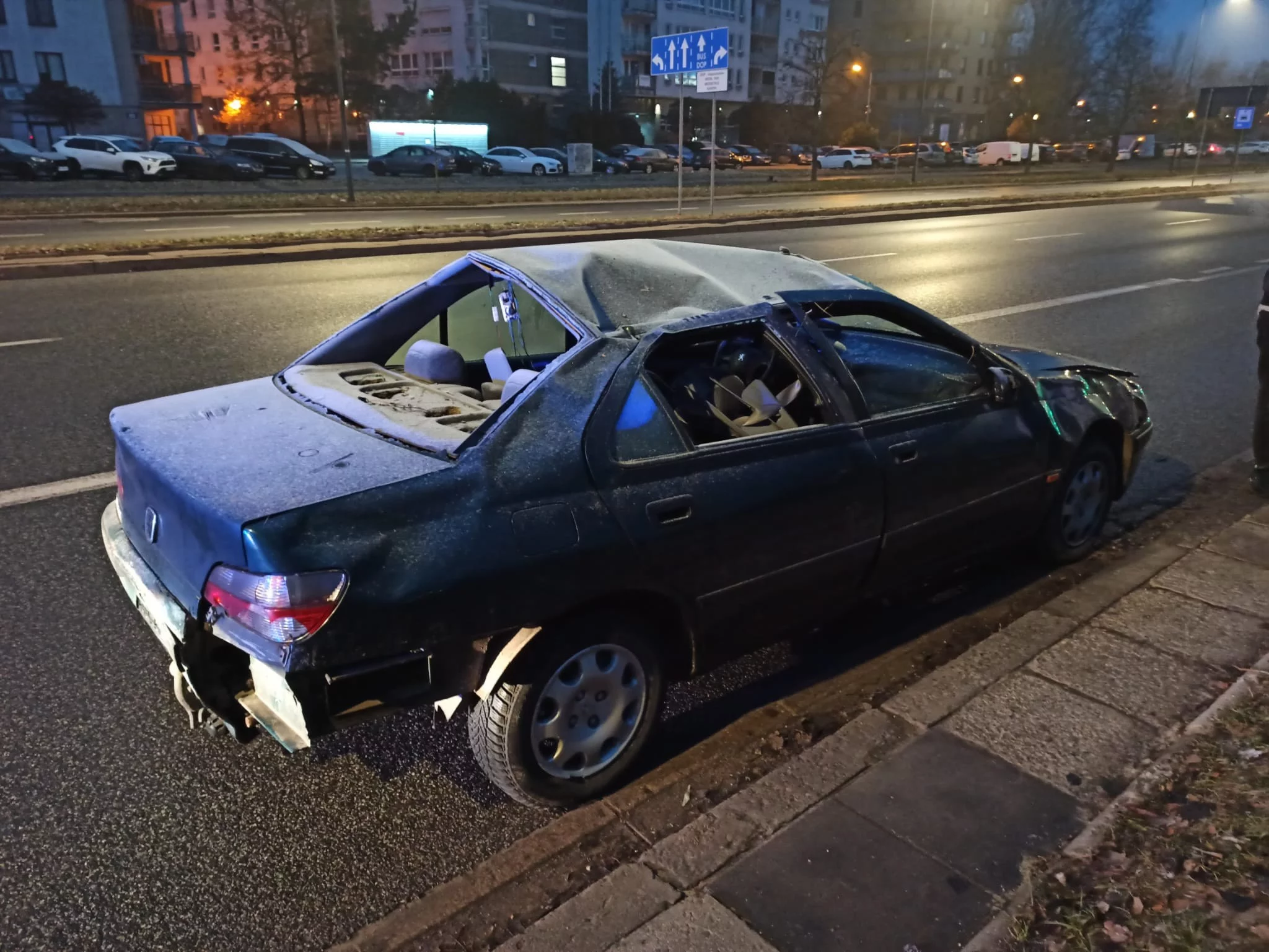 Kierujący tym samochodem został zatrzymany