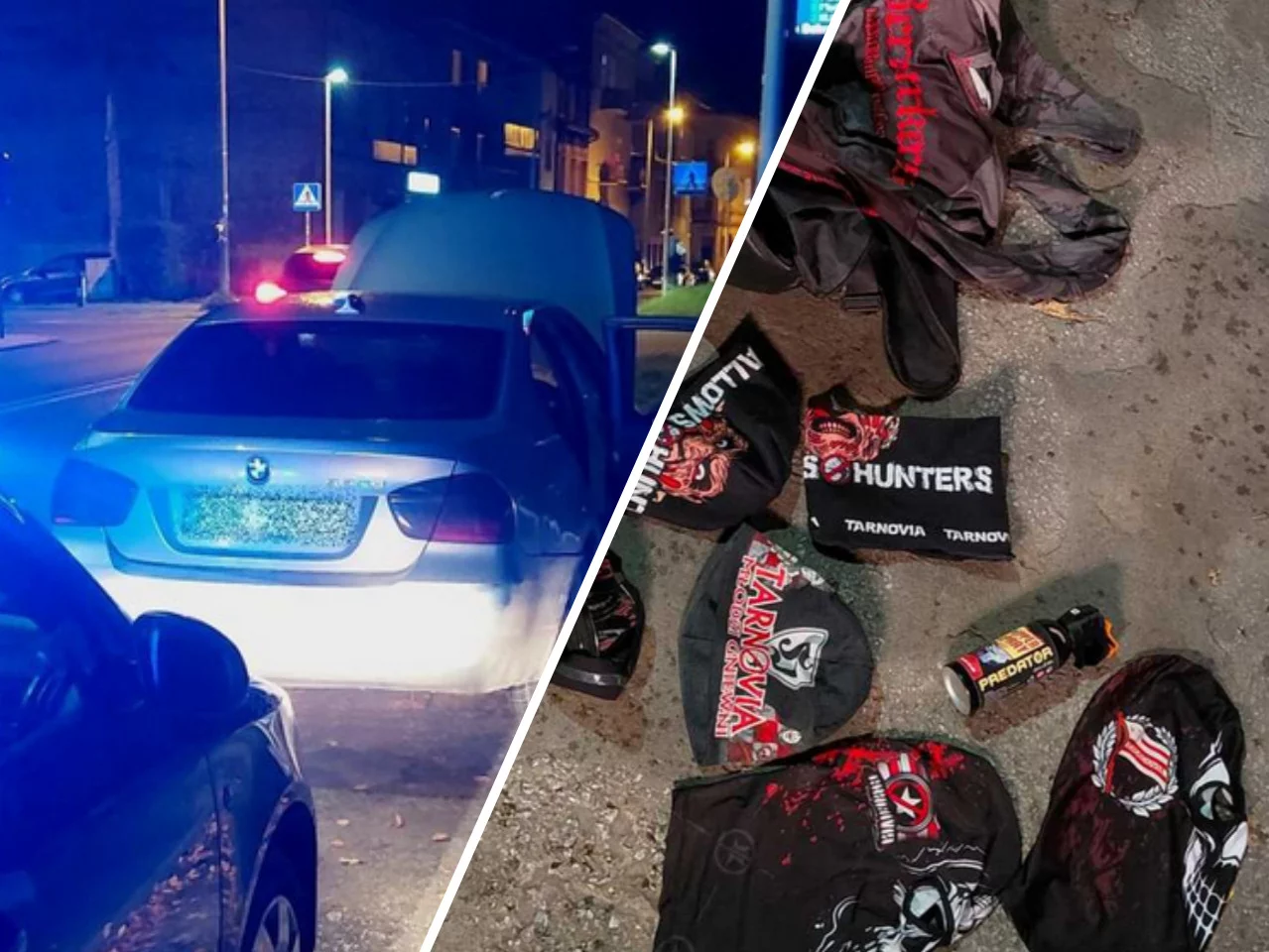 Tajemnicza interwencja. Policjanci nie zastali podejrzanych, znaleźli auto i „niebezpieczne przedmioty”