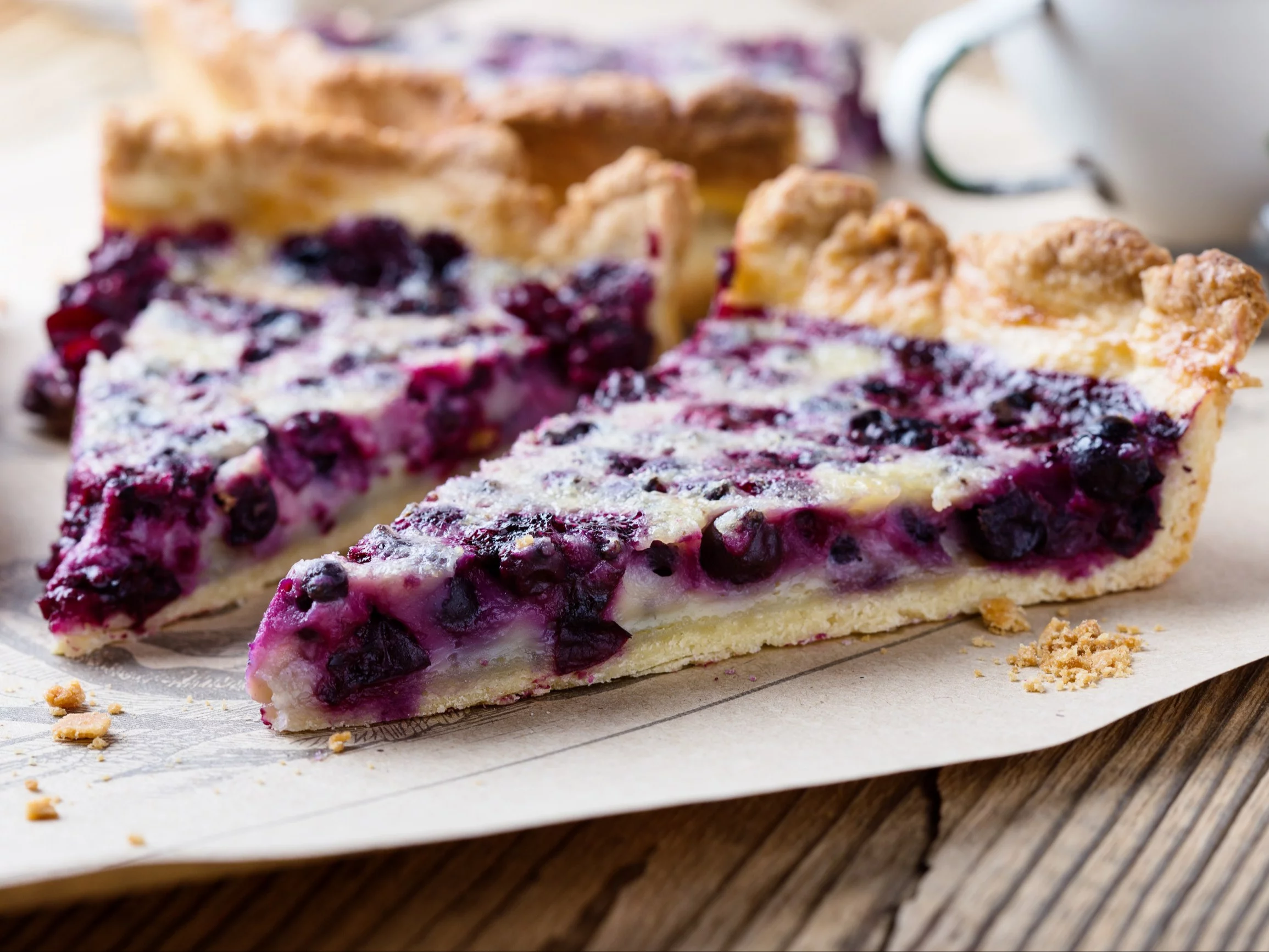 Tarta z borówkami