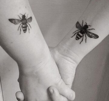 Tatuaże z pszczołami