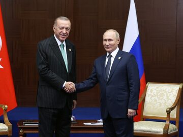 Tayyip Erdogan i Władimir Putin