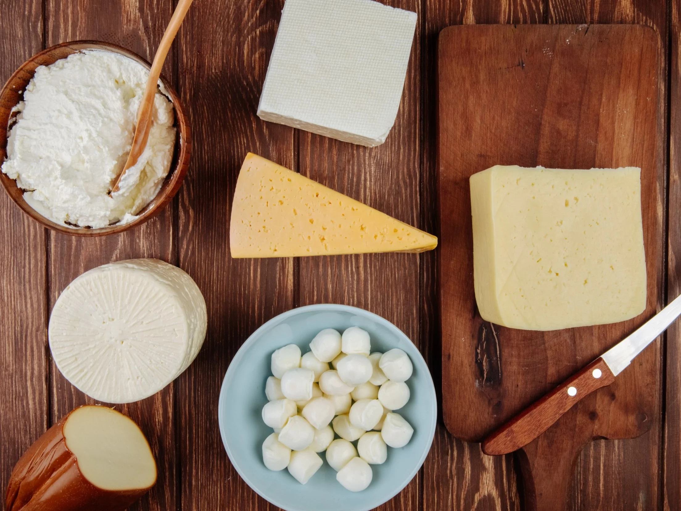 Różne rodzaje sera