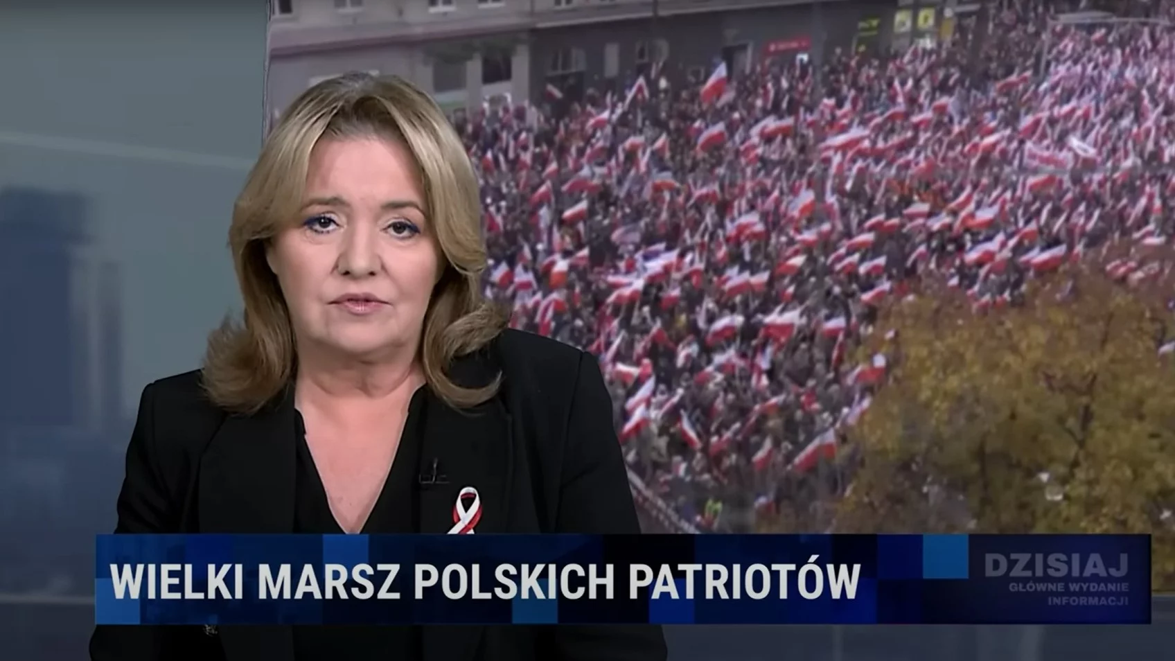 Danuta Holecka w Telewizji Republika 11 listopada