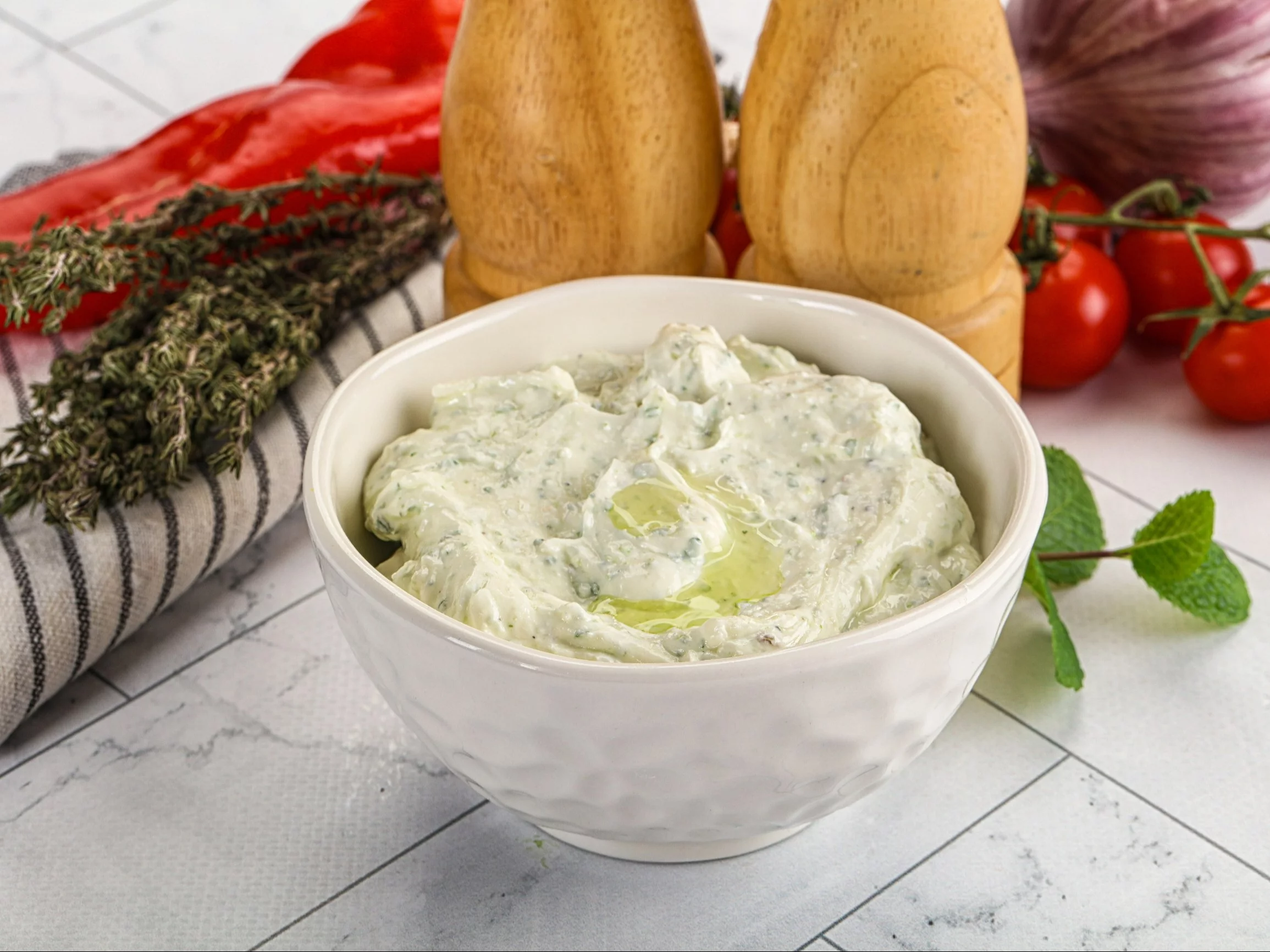 Pasta z fety i papryki