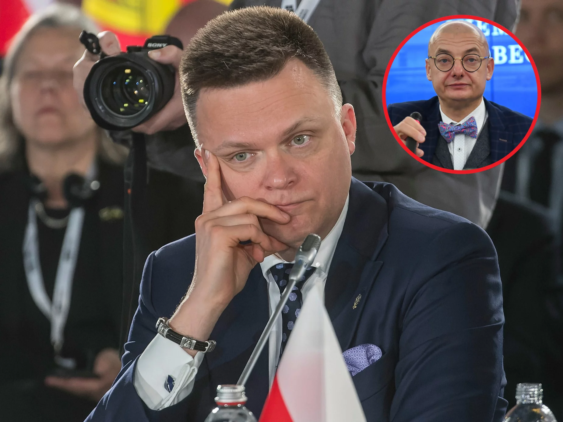 Szymon Hołownia i Michał Kamiński