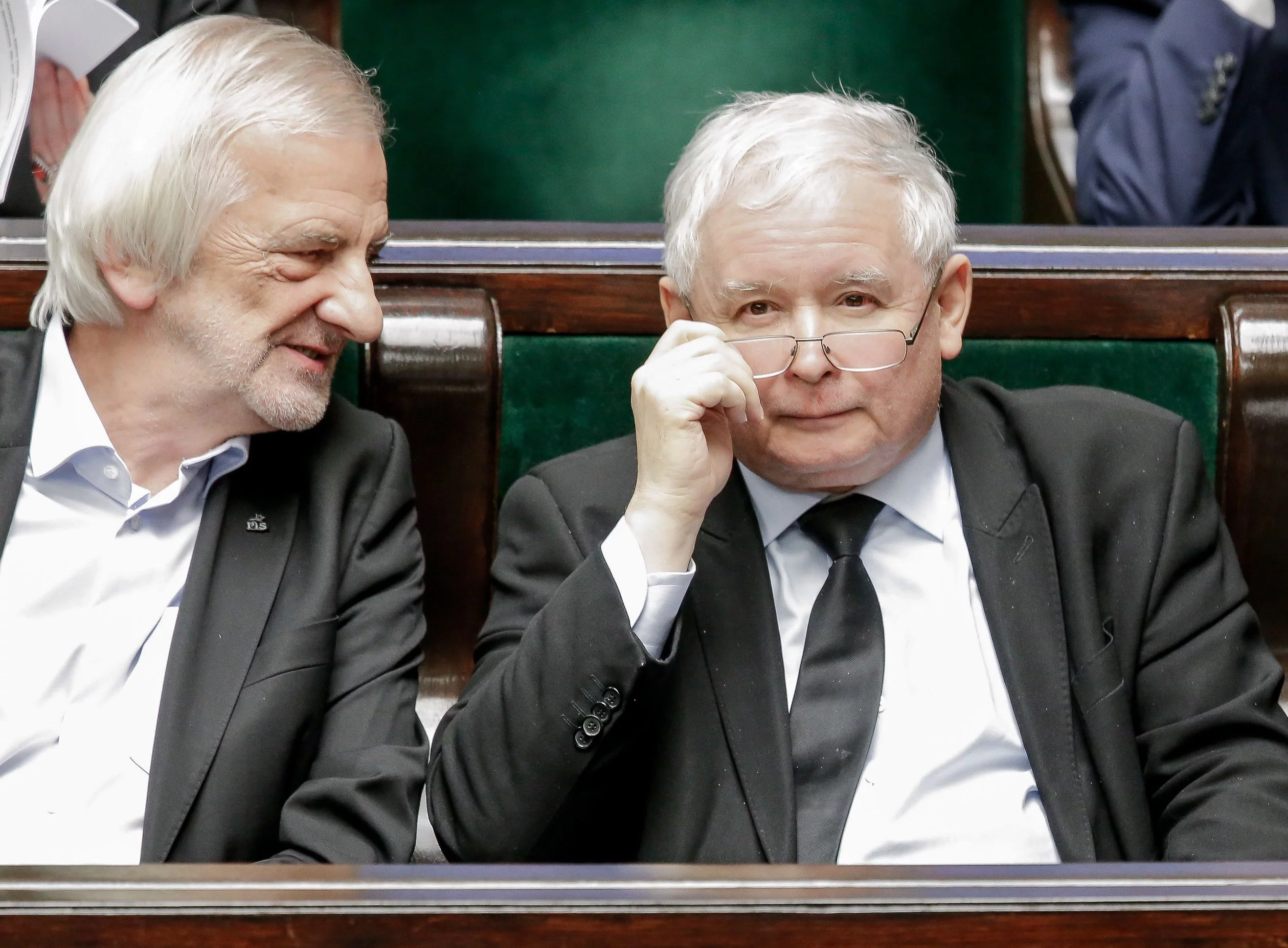 Ryszard Terlecki i Jarosław Kaczyński