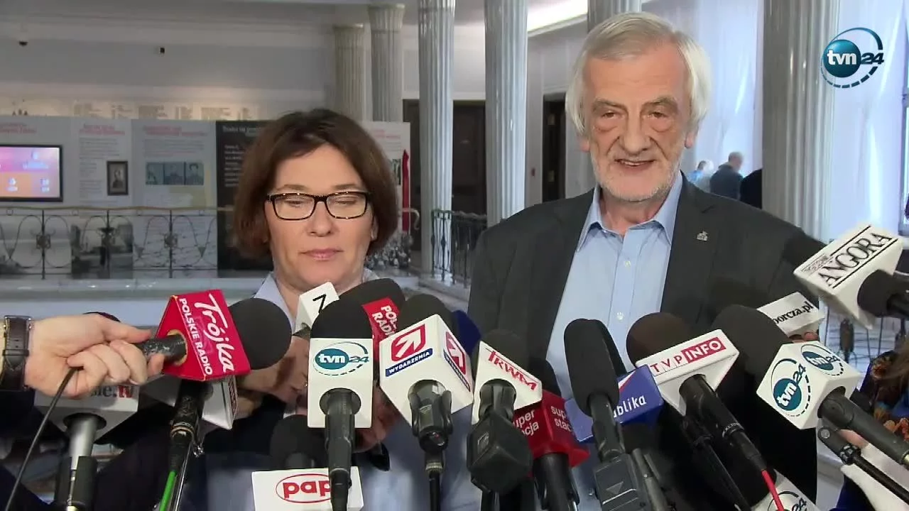 Ryszard Terlecki i Beata Mazurek