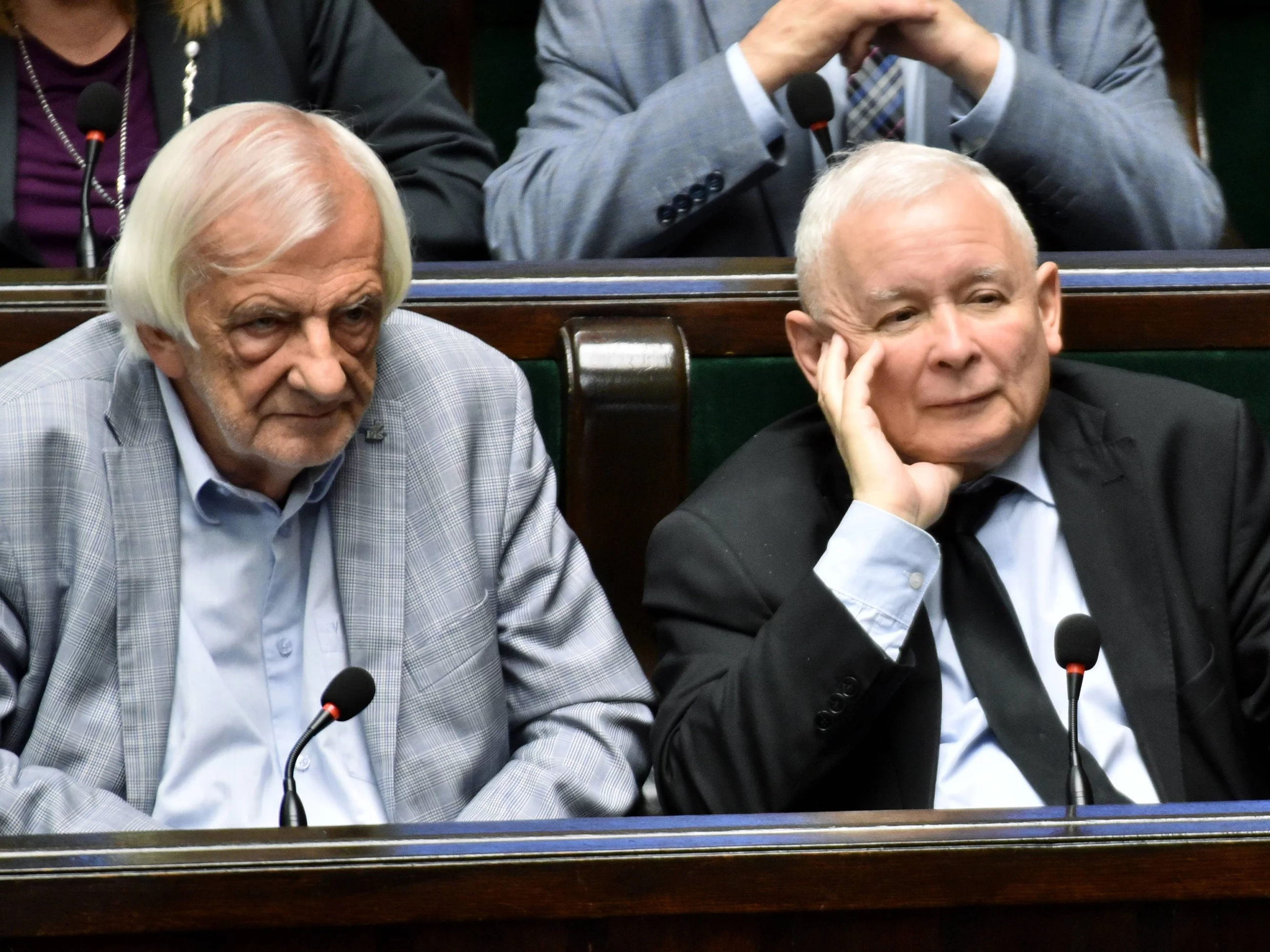 Ryszard Terlecki i Jarosław Kaczyński