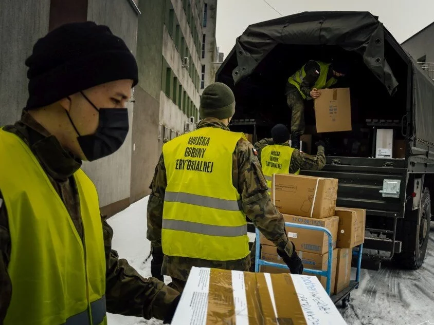 Pomoc medyczna od Wojsk Obrony Terytorialnej