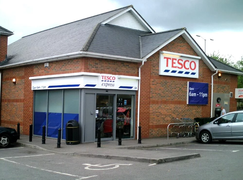 Tesco Express w Wiltshire