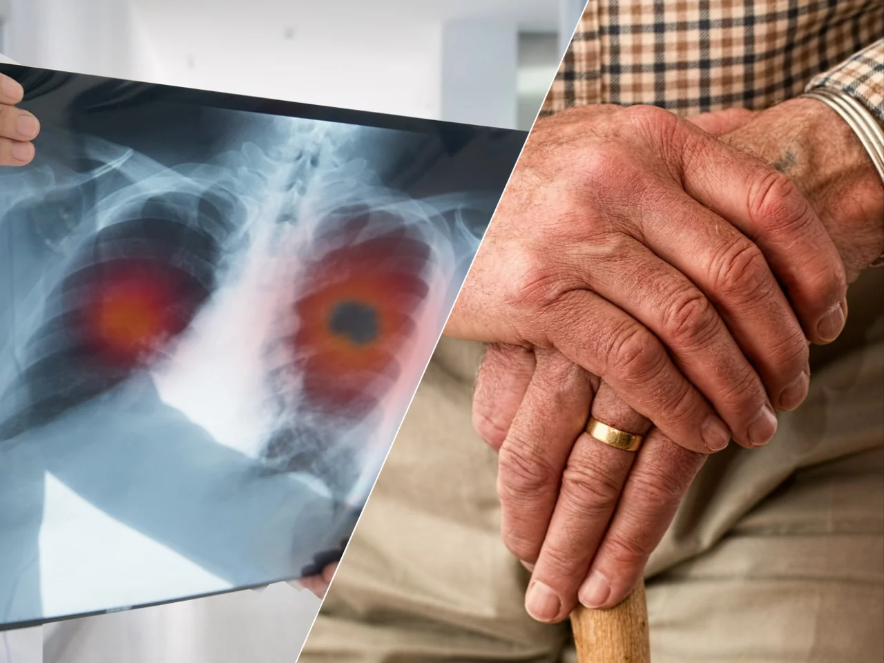 Nowotwór płuc, dłonie