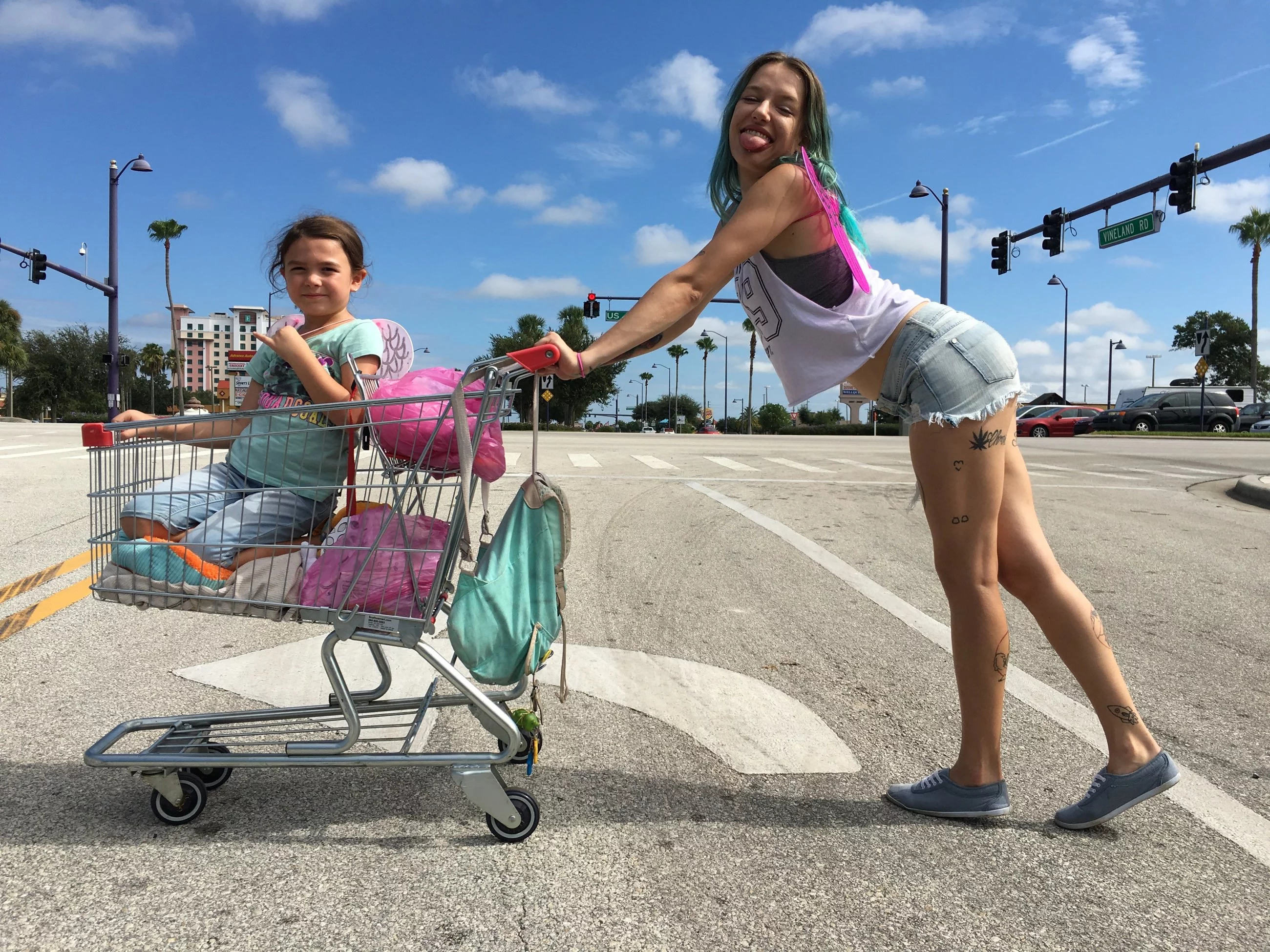 kadr z filmu "The Florida Project" (2017)