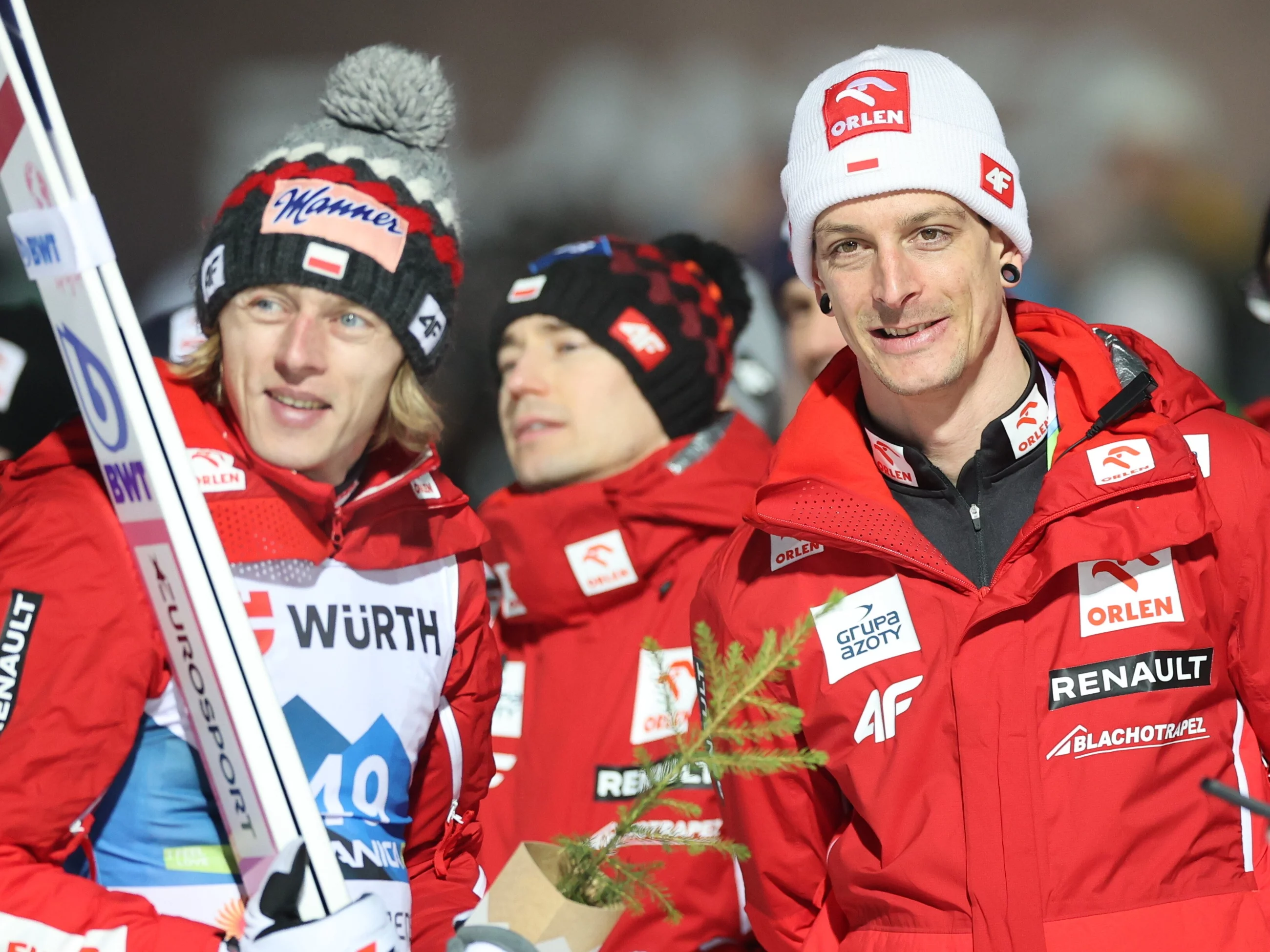 Dawid Kubacki, Kamil Stoch, Thomas Thurnbichler