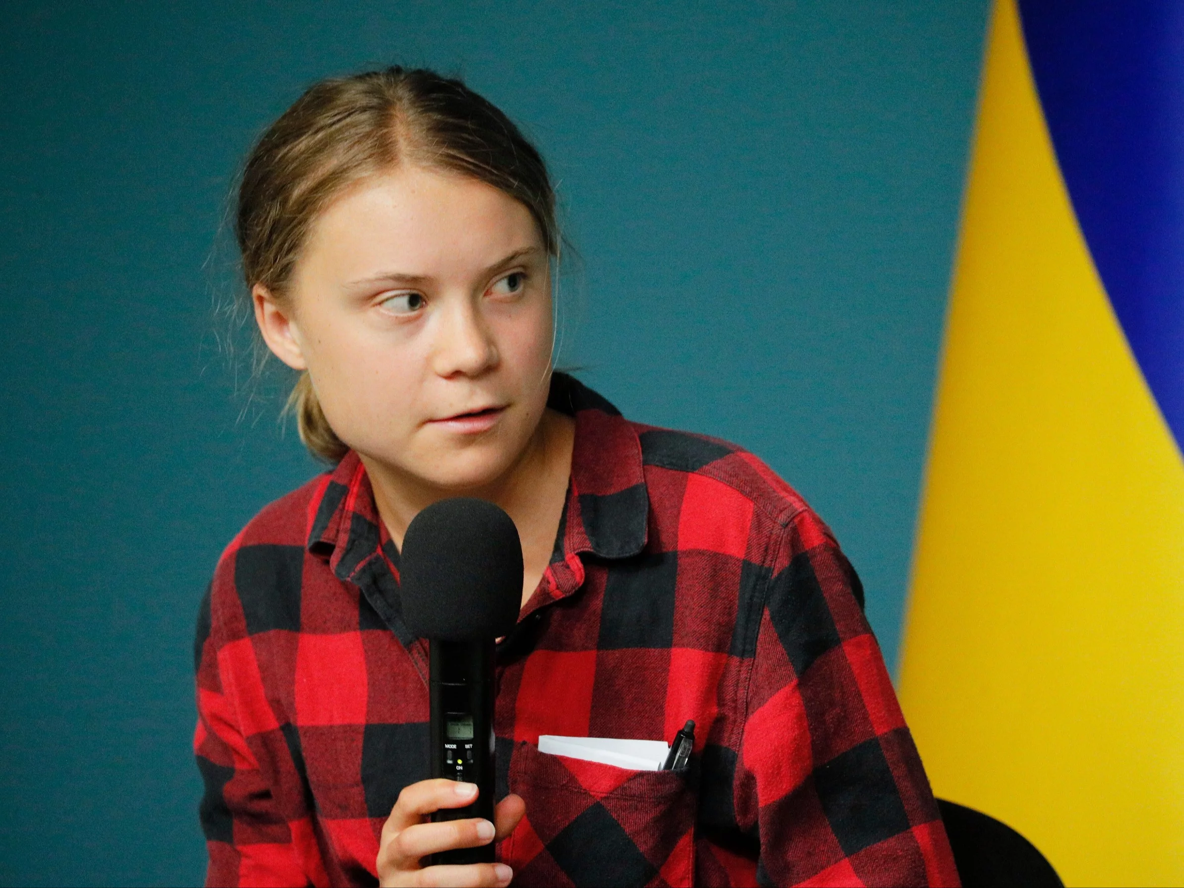 Greta Thunberg w Kijowie