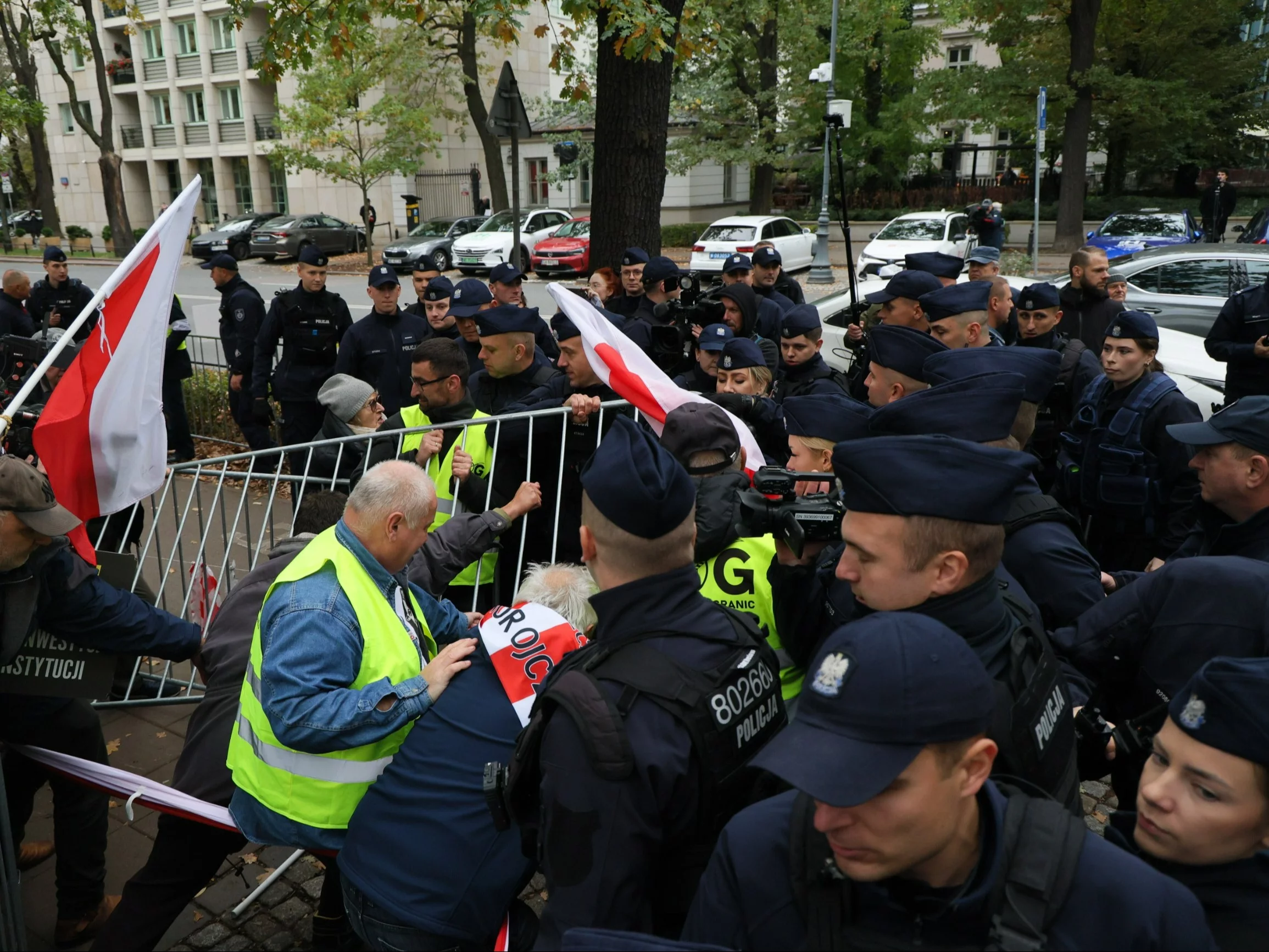 Protest przed Trybunałem Konstytucyjnym