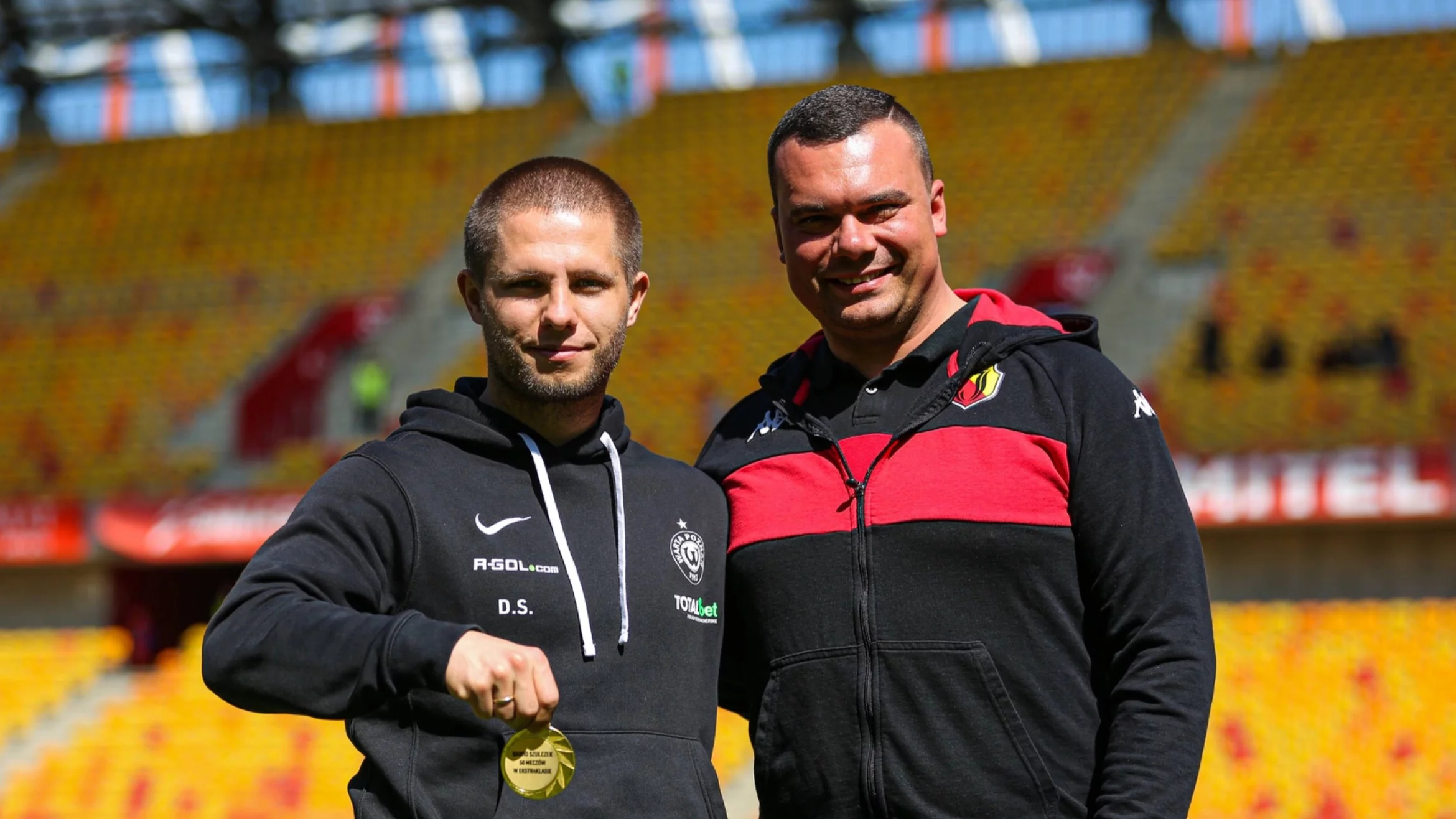 Dawid Szulczek (z lewej) i Adrian Siemieniec