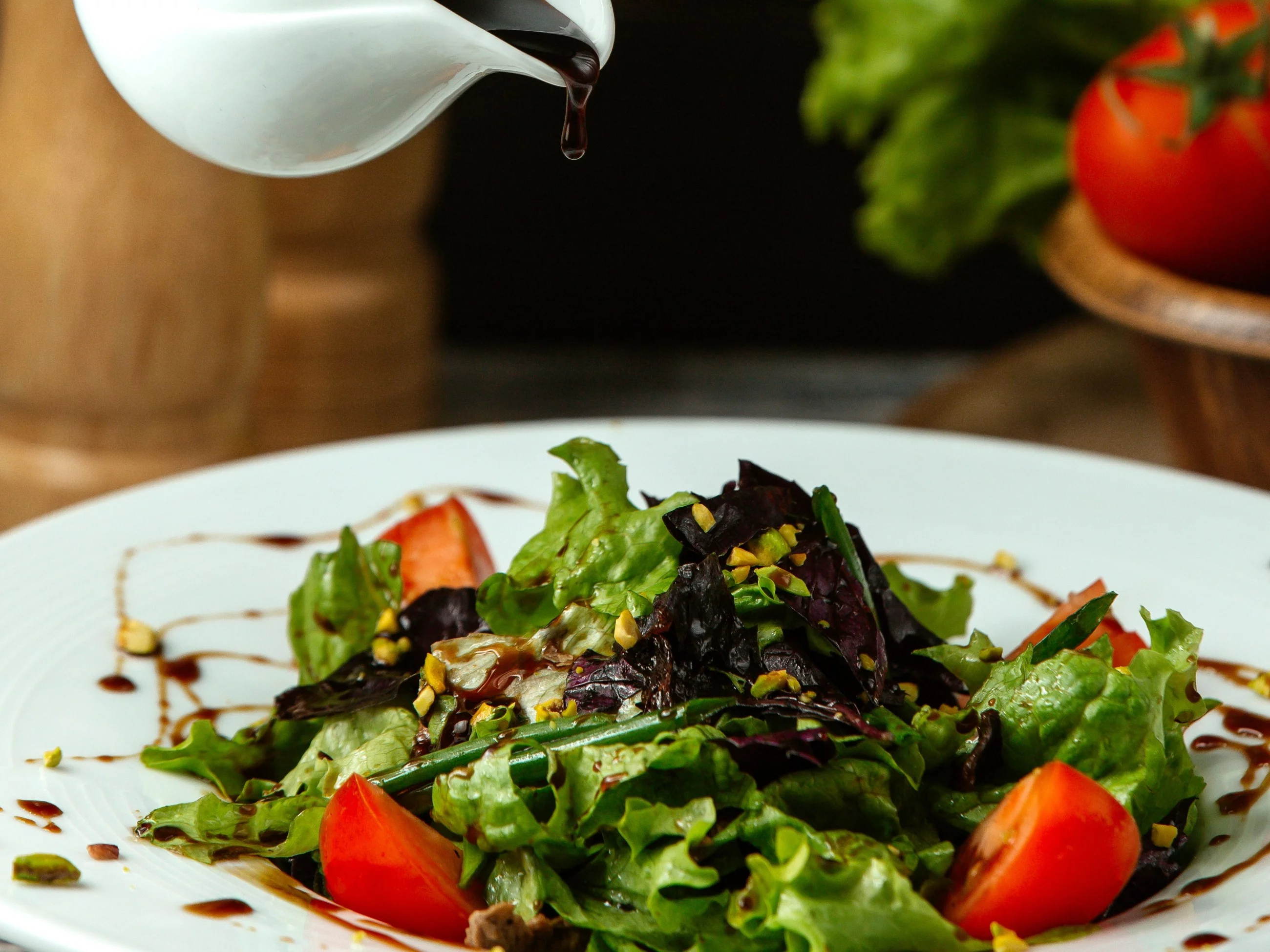 Sałatka z octem balsamicznym