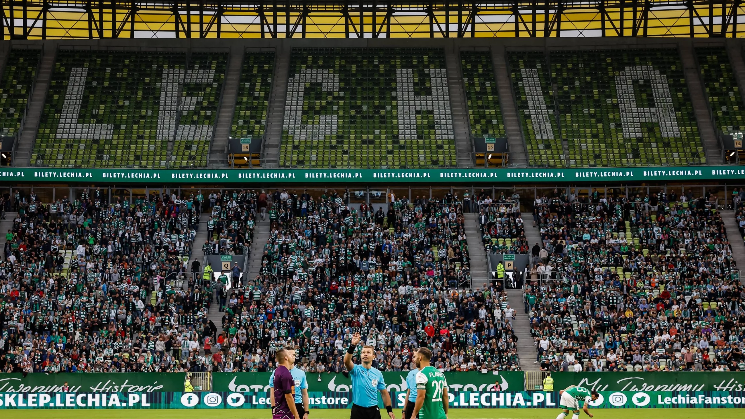 Trybuny stadiony Lechii Gdańsk