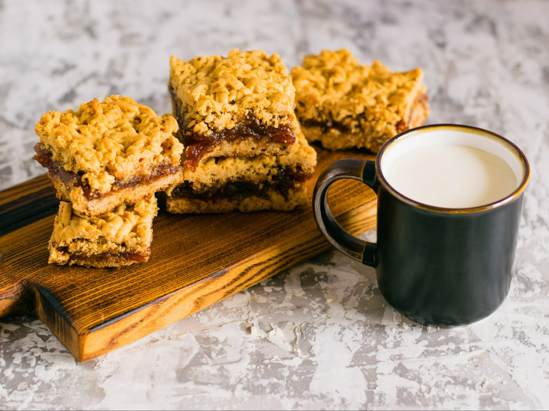 Kruche ciasto z dżemem