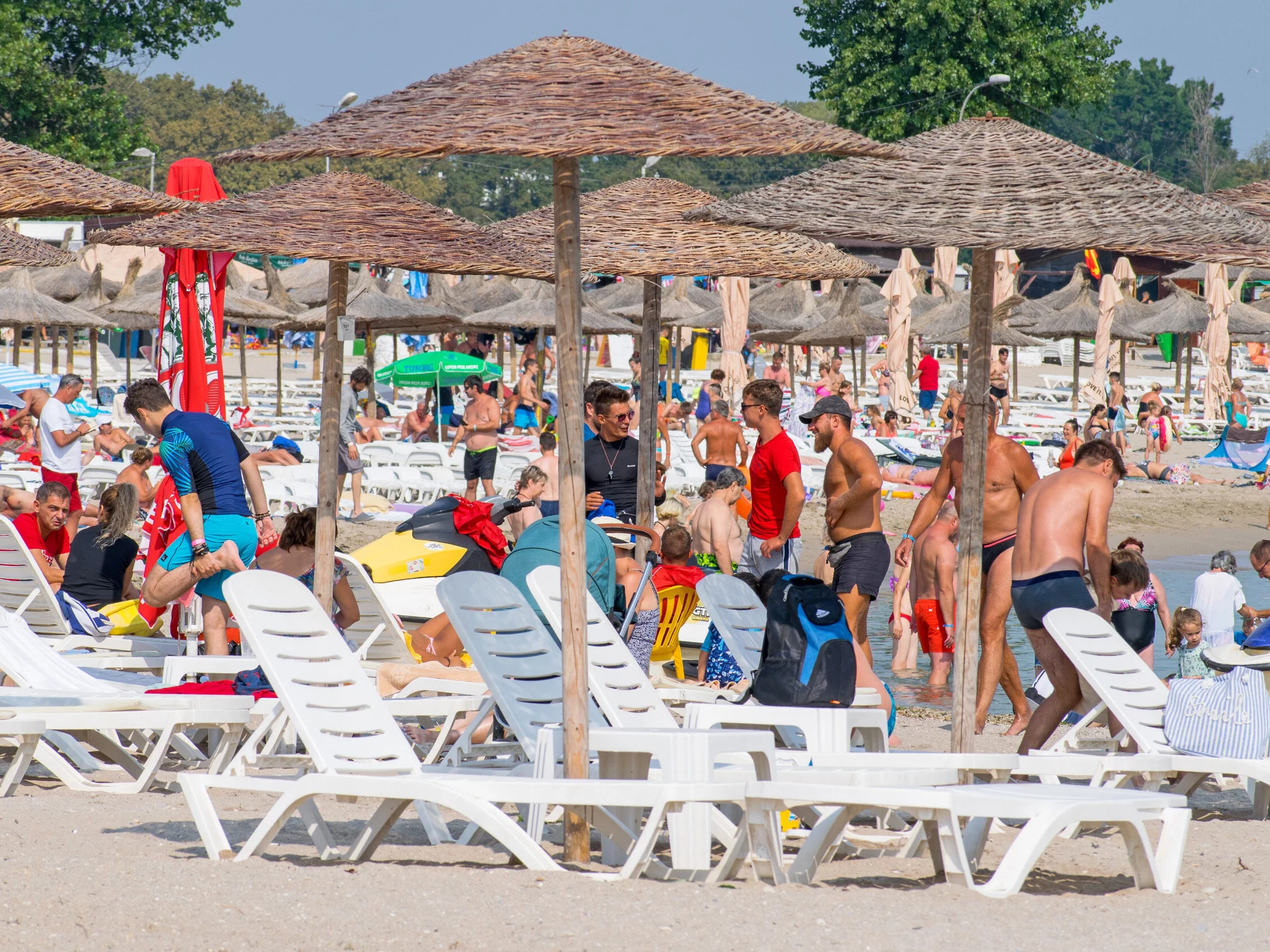 Tłum na plaży