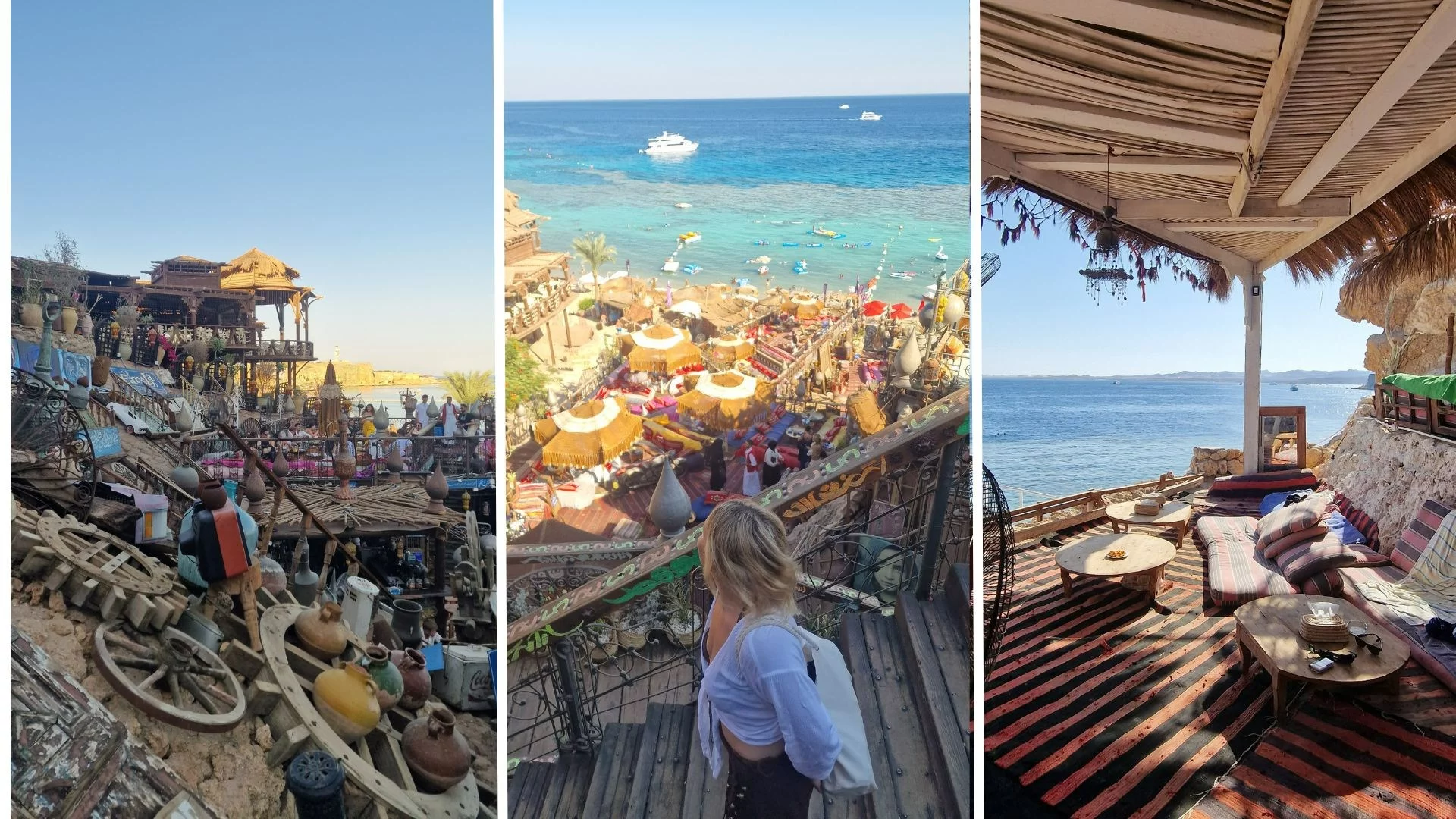 Farsha Cafe i Del Mar w Sharm El Sheikh w Egipcie