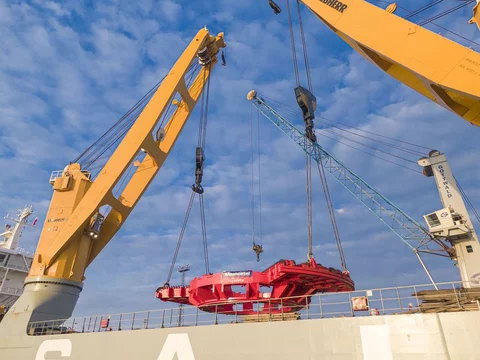 Maszyna TBM (Tunnel Boring Machine), która wydrąży tunel na odcinku S19 Rzeszów Południe-Babica