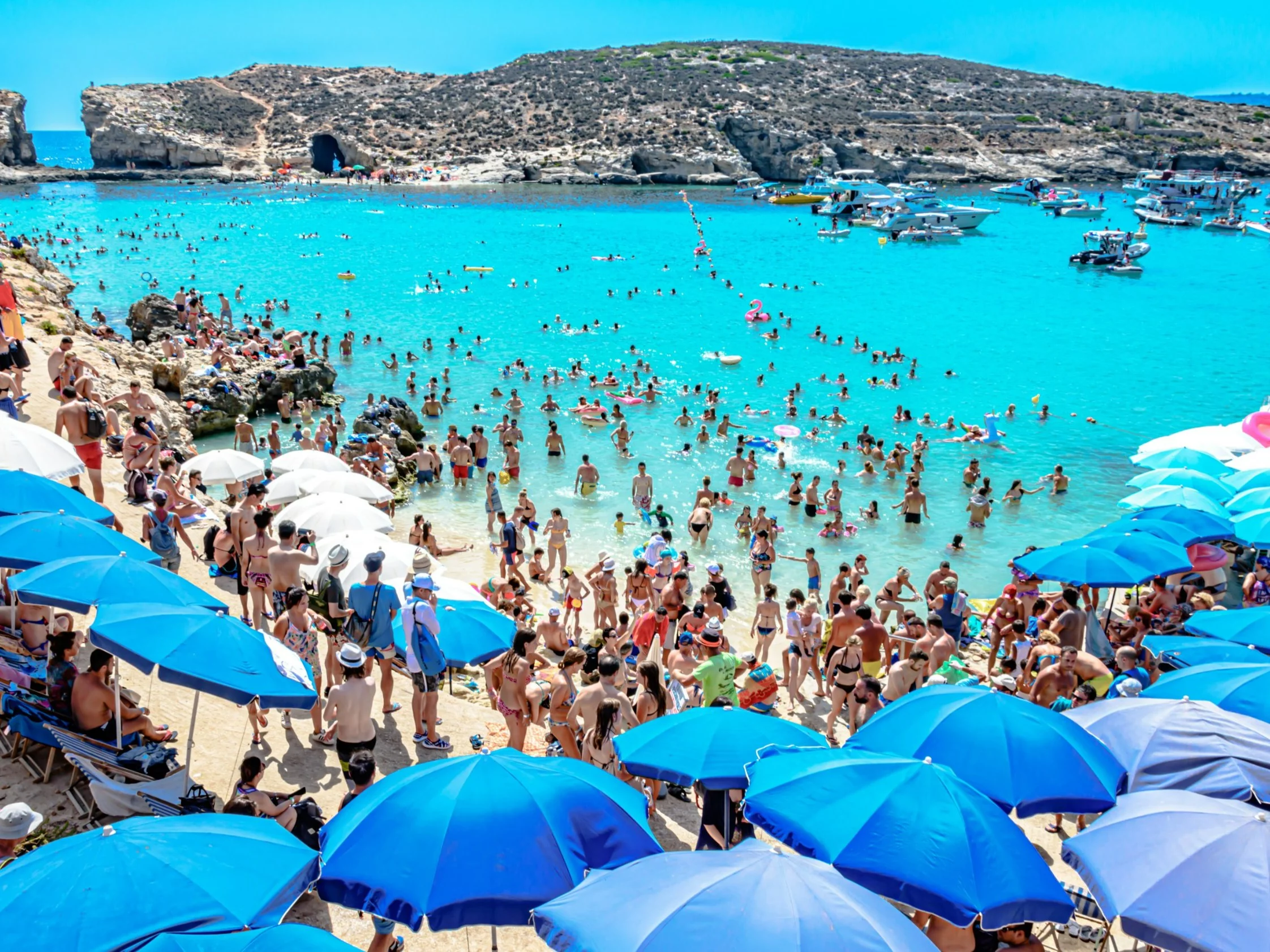Wyspa Comino na Malcie