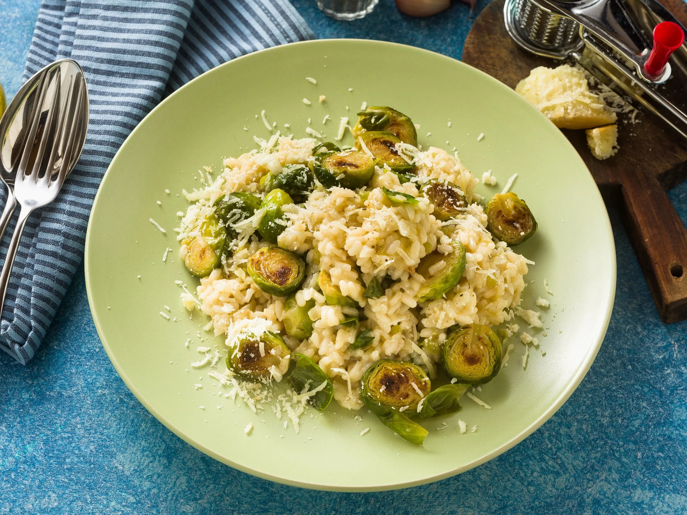 Risotto z brukselką