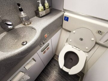 Toaleta w samolocie