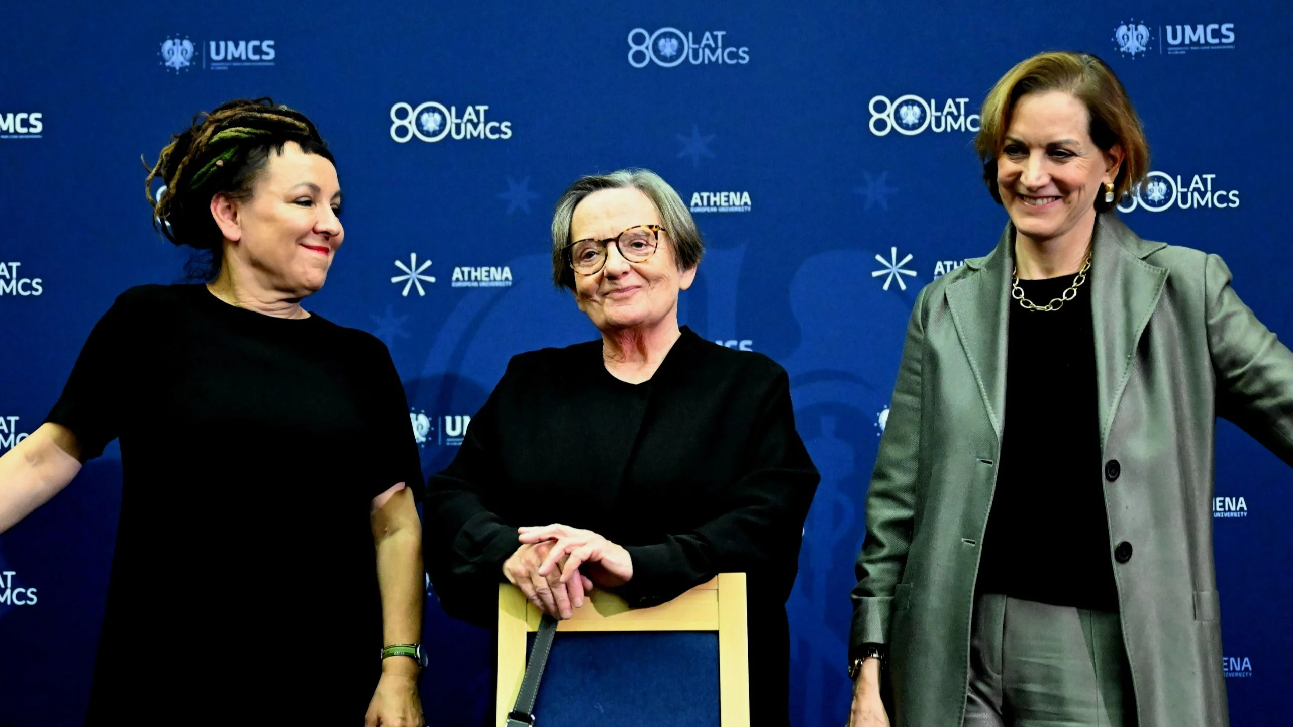 Olga Tokarczuk, Agnieszka Holland i Anne Applebaum