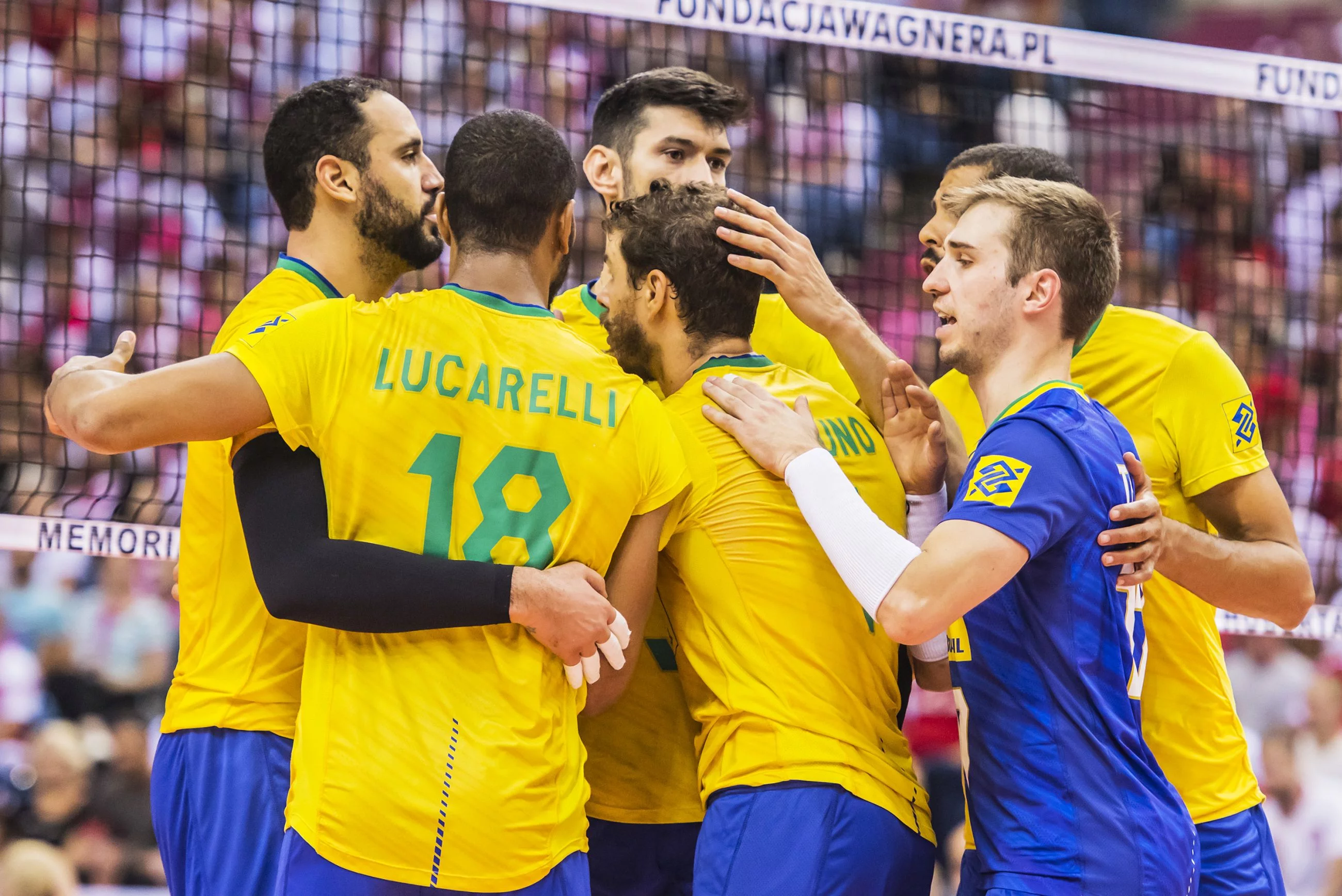Siatkarze reprezentacji Brazylii w 2019 roku