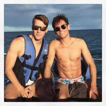 Tom Daley i Dustin Lance Black