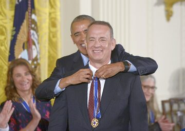 Tom Hanks i Barack Obama