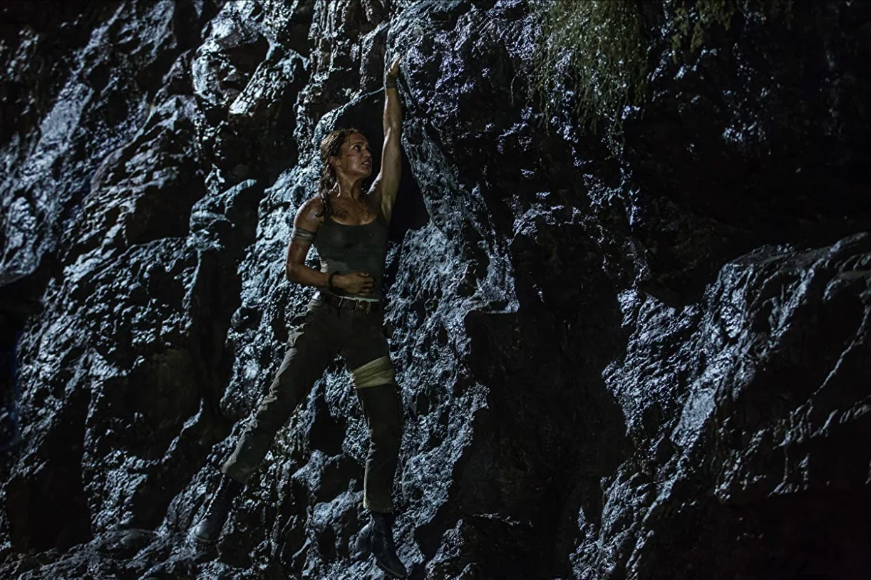 Alicia Vikander jako Lara Croft w filmie „Tomb Raider” (2018)