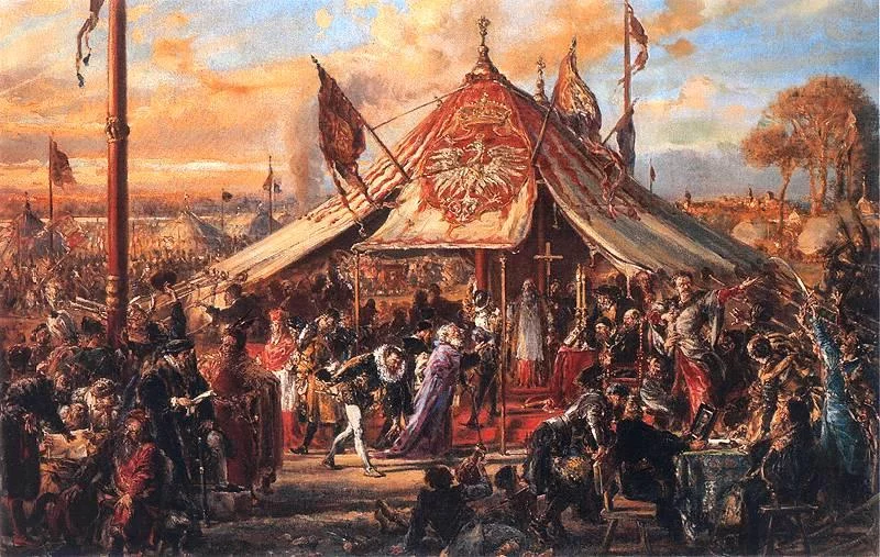 Jan Matejko, Potęga Rzeczypospolitej u zenitu. Złota wolność. Elekcja 1573