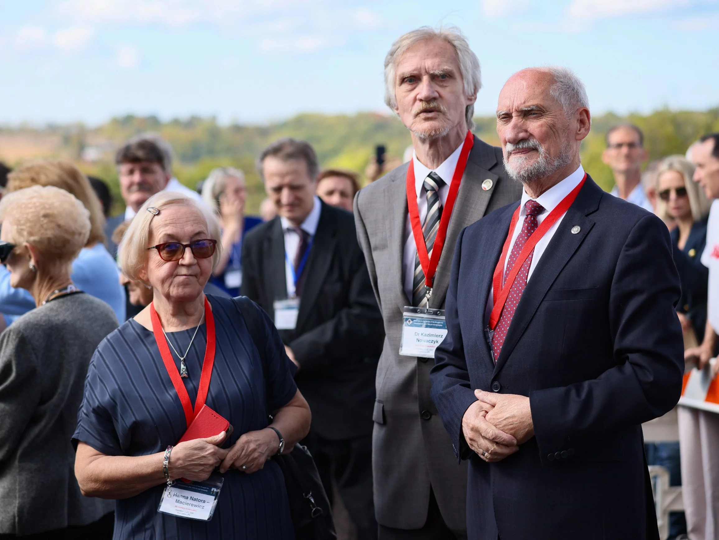 Antoni Macierewicz z małżonką