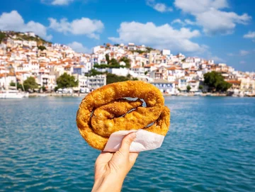 Tradycyjny przysmak na Skopelos, Grecja