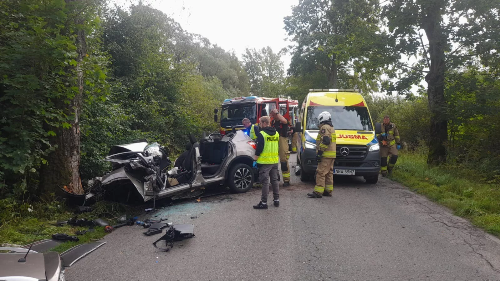 Wypadek w Górowie Iławieckim