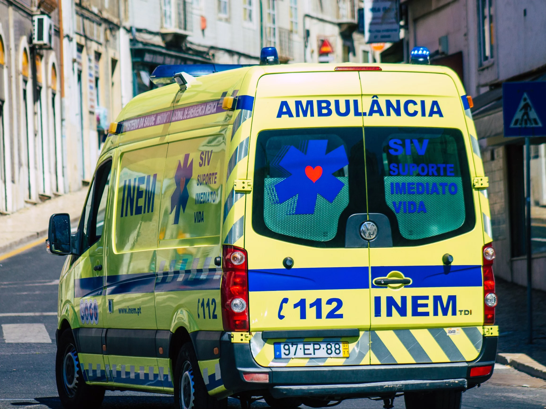 Ambulans w Portugalii, zdjęcie ilustracyjne