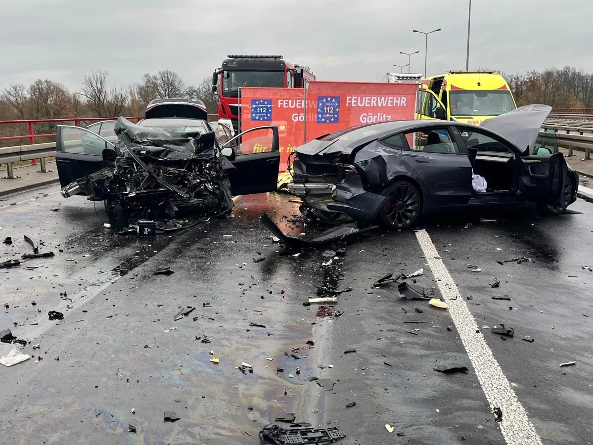 Wypadek na autostradzie A4