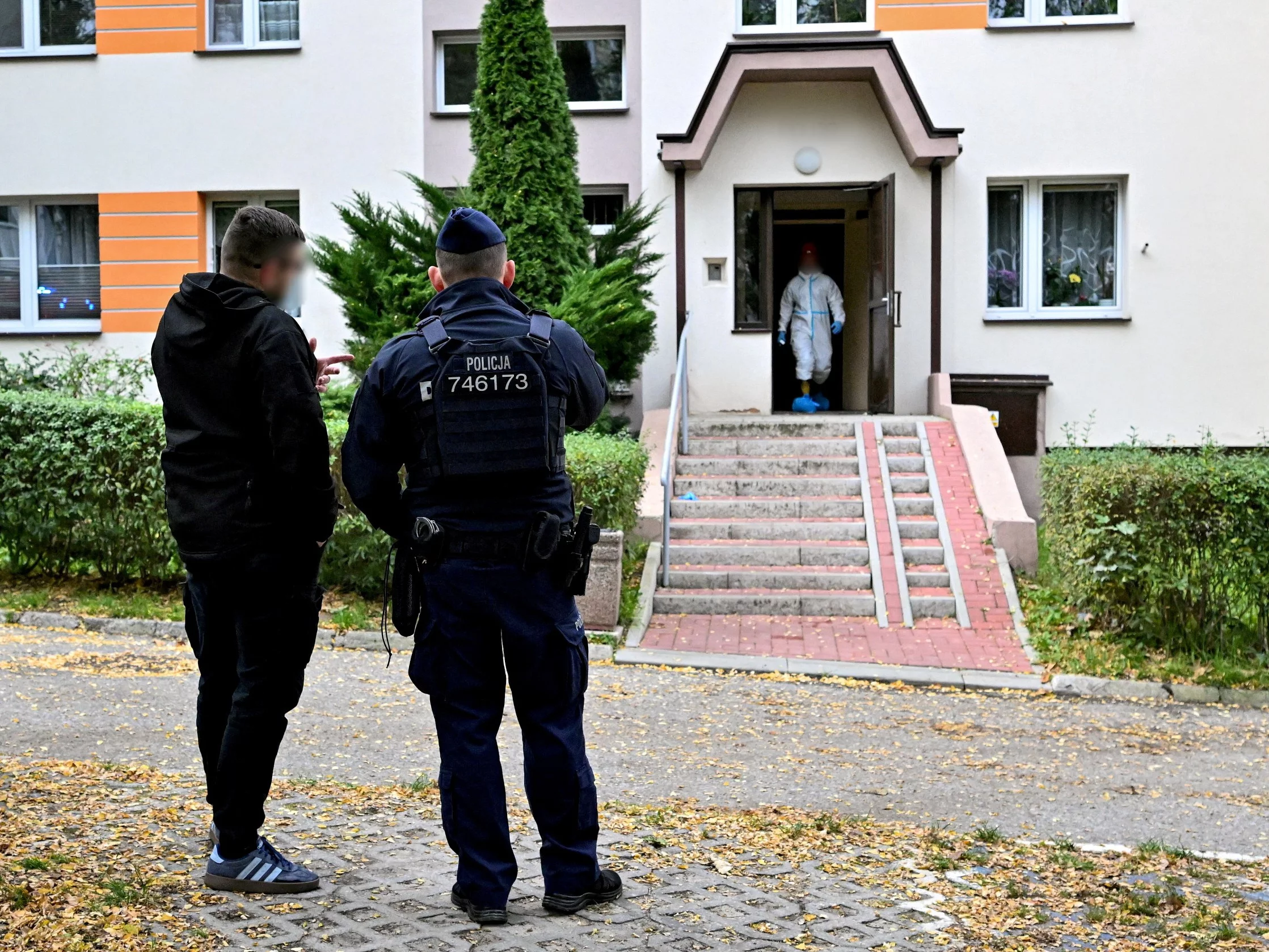 W pobliżu miejsca tragedii