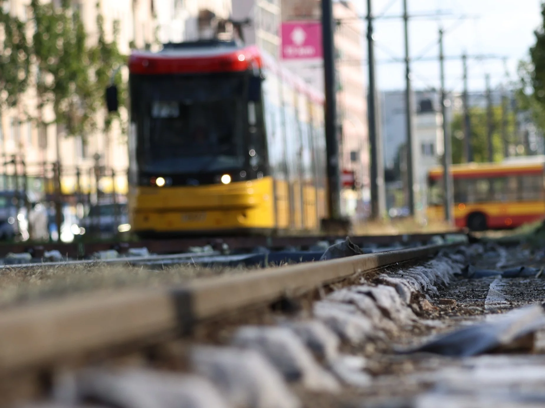 Torowisko tramwajowe w Warszawie