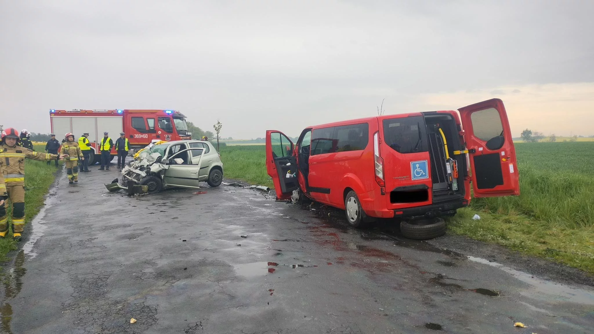 Wypadek w Legnickim Polu