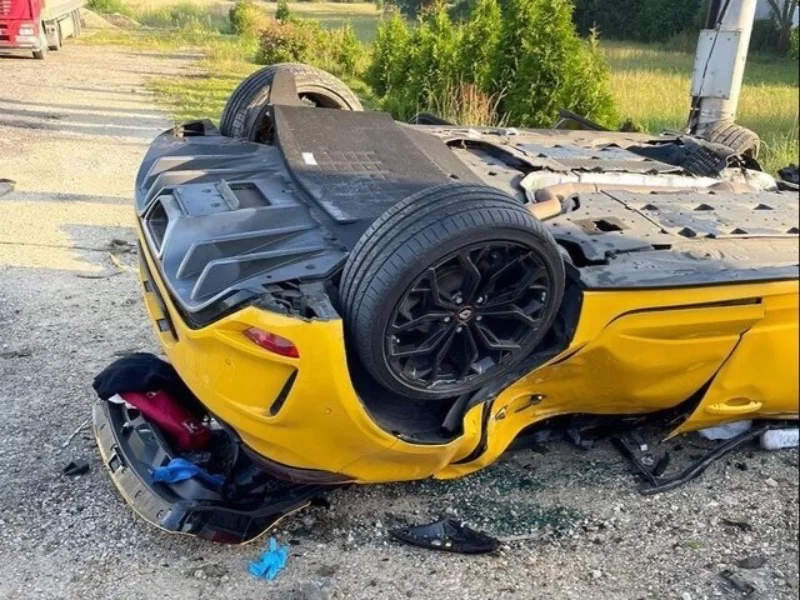 Wypadek koło Oświęcimia