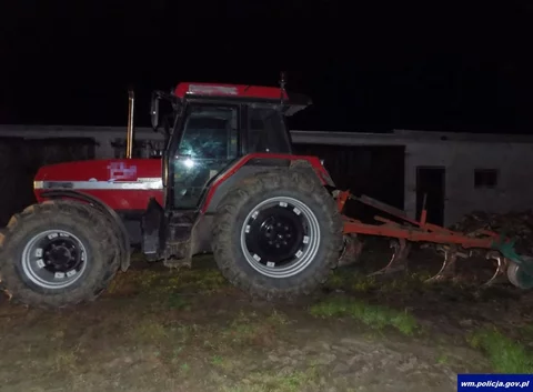 Traktorzysta przesadził z alkoholem