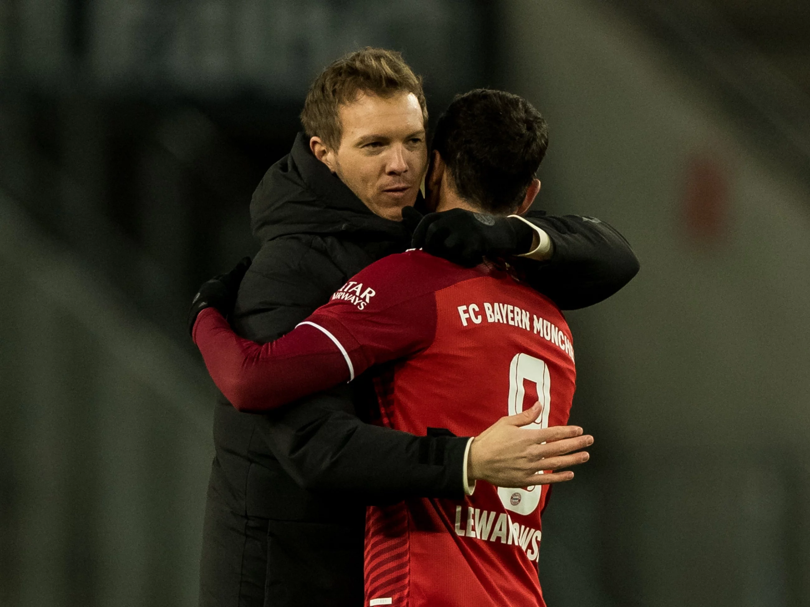 Julian Nagelsmann i Robert Lewandowski