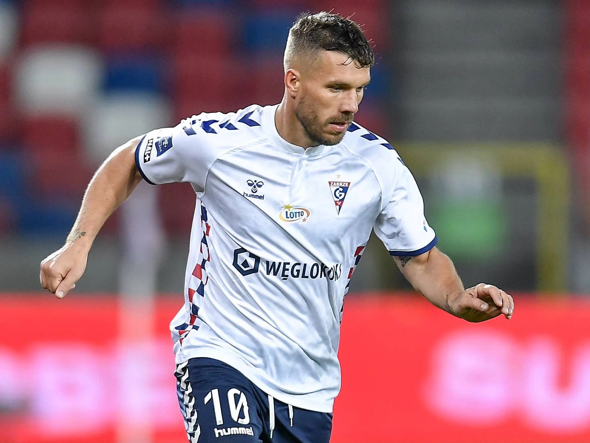 Lukas Podolski w barwach Górnika Zabrze