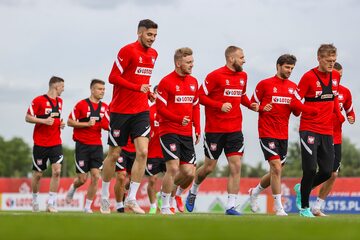 Trening polskiej reprezentacji przed Euro 2020